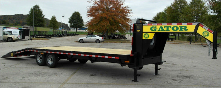 Gooseneck flat bed trailer for sale14k  Moore County, North Carolina